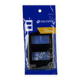 Placa negra de 2 ventanas 1 módulo